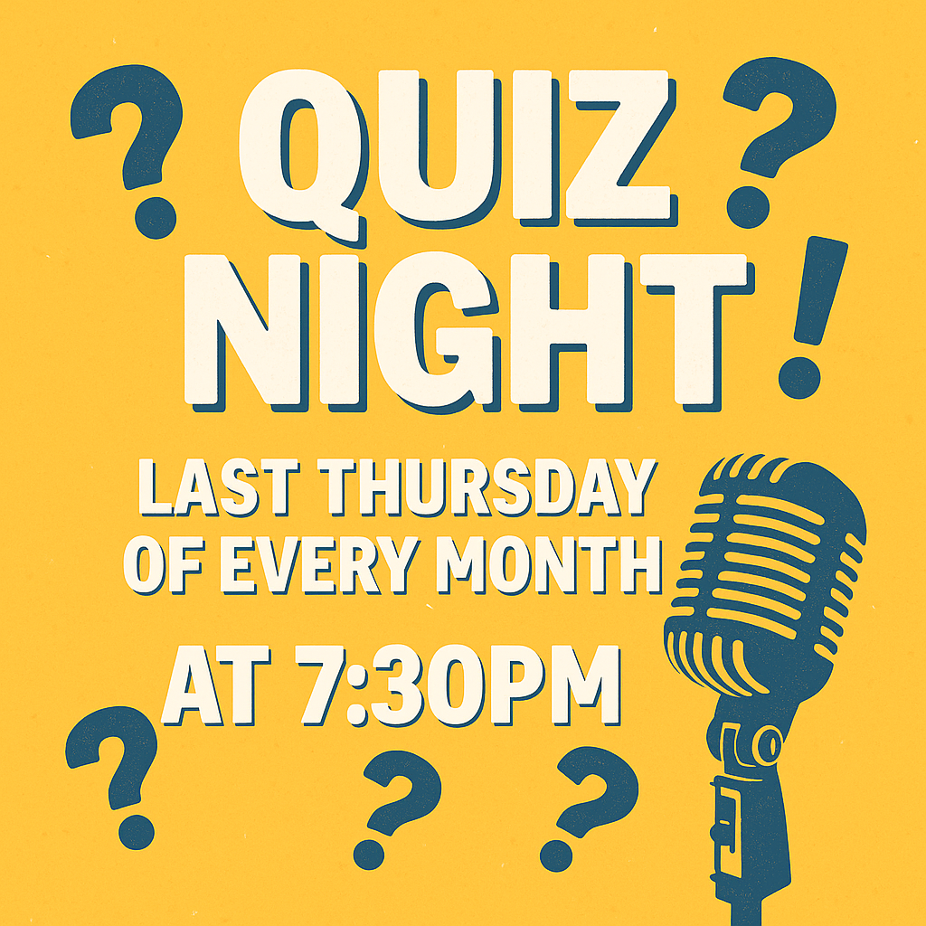 🎉 Monthly Quiz Night at The Posh Boys - Last Thursday every month